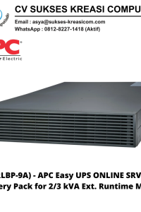 (SRV72RLBP-9A) – APC Easy UPS ONLINE SRV RM 72V Battery Pack for 2/3 kVA Ext. Runtime Model